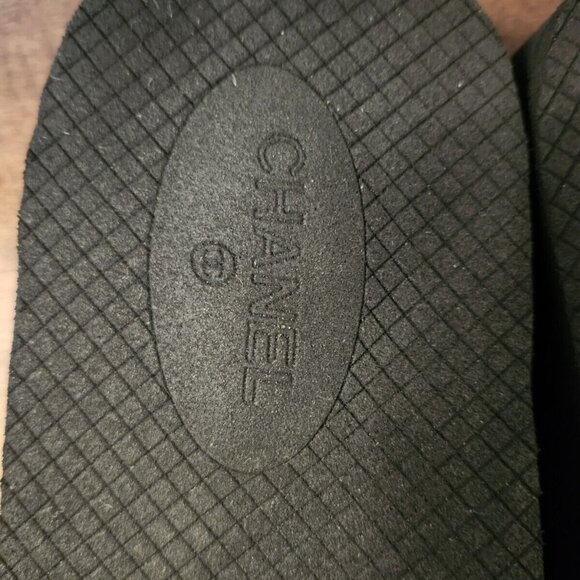 Chanel women's quilted coco logo double strap sandals in size 37 - Picture 11 of 13